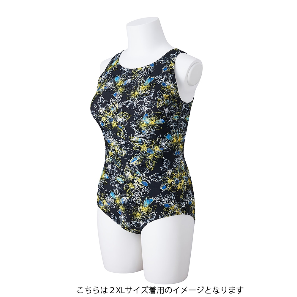 アクアフィットネス用ワンピース|N2JAC821|フィットネス水着|スイム