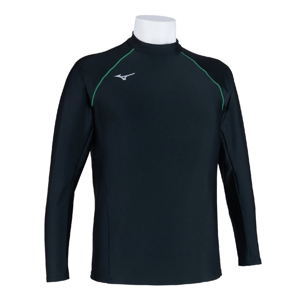 MIZUNO - MIZUNO ラッシュガード ブラック×グレー 2XL N2JCA610 MIZUNO ミズノ(MIZUNO) 男女兼用 フィットネス水着 フルジップ