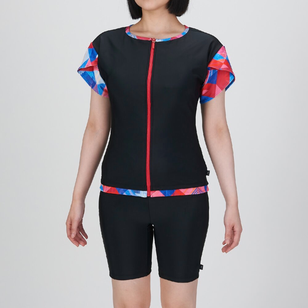 新品　MIZUNO ミズノ　アクアフィットネス用セパレーツ(ボタン付) MIZUNO ミズノ レディス 水泳 フィットネス水着 アクア