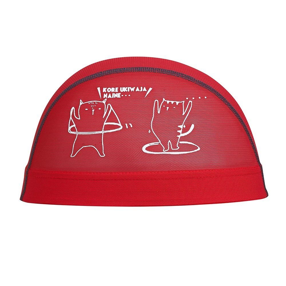 新品未使用 SEA キャップ MILK スワンズ（SWANS）水泳 メッシュキャップ サンリオ ハローキティ