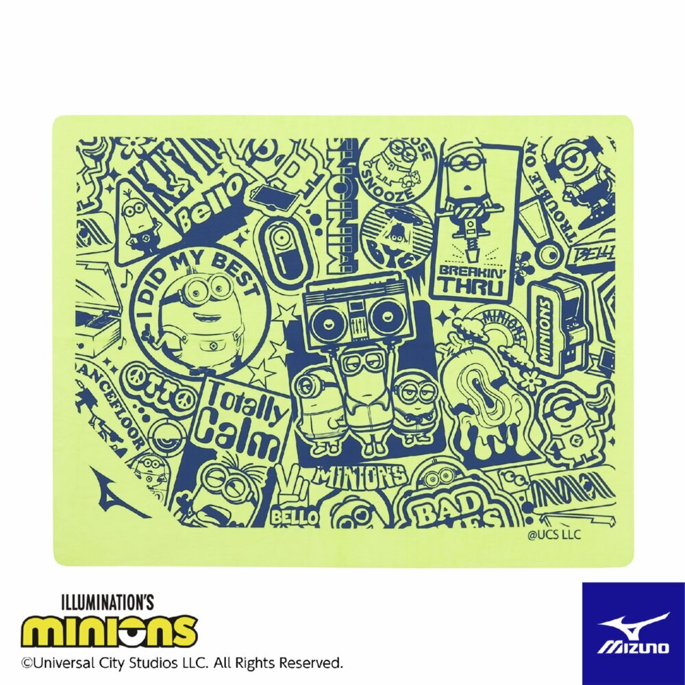 ミニオン】スイムタオル(34cm×44cm)|N2JYC097|タオル|スイム|ミズノ