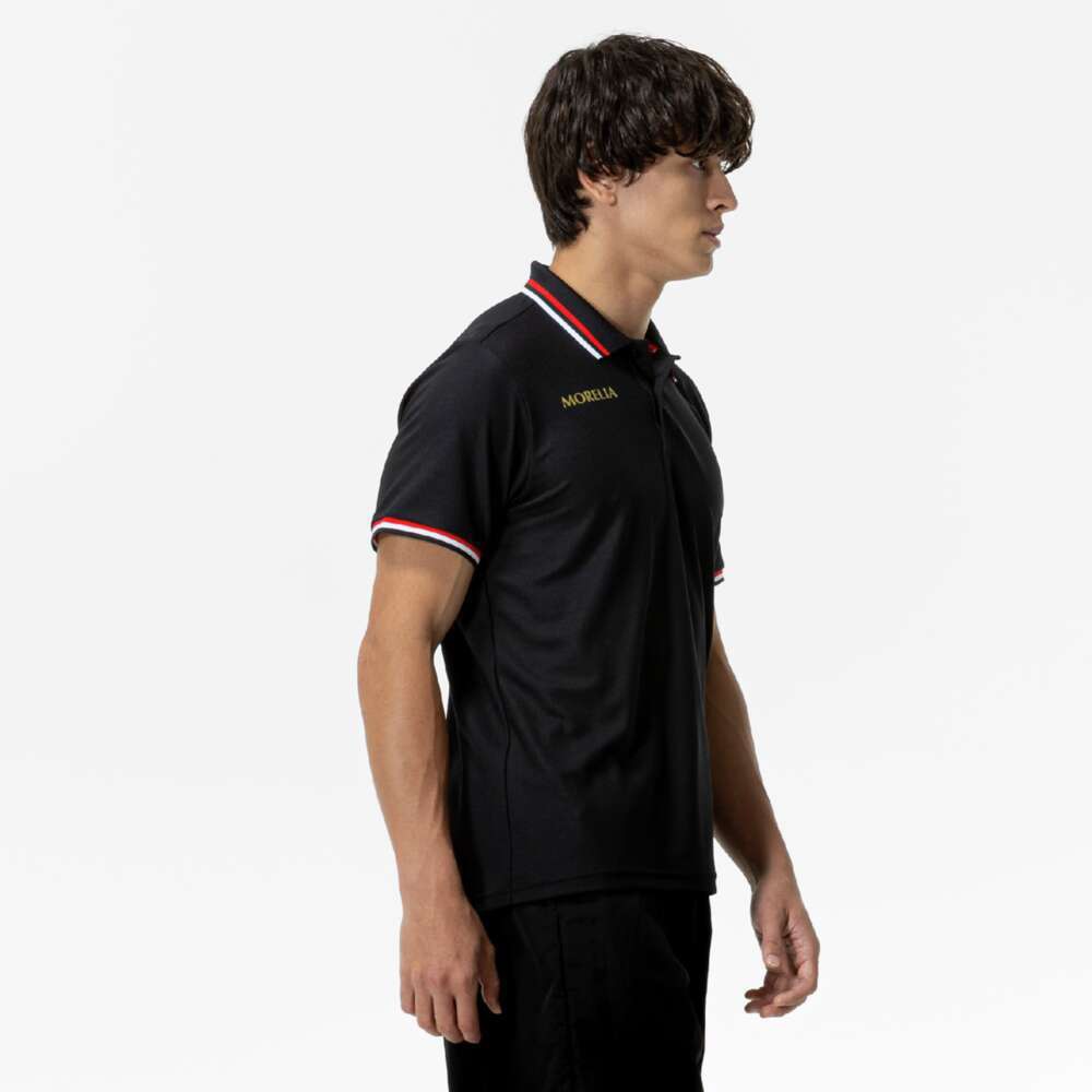 ミズノ　モレリアポロシャツ MIZUNO ミズノ ポロシャツ（ユニセックス） ブラック Mizuno