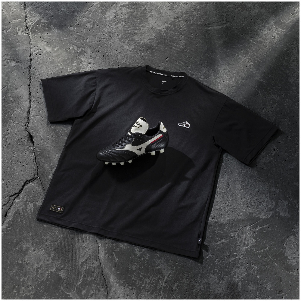 MIZUNO  フットボール   モレリア 35th BIG Tシャツ MIZUNO ミズノ モレリア 35th BIG Tシャツ 半袖(ホワイト) P2MA090101