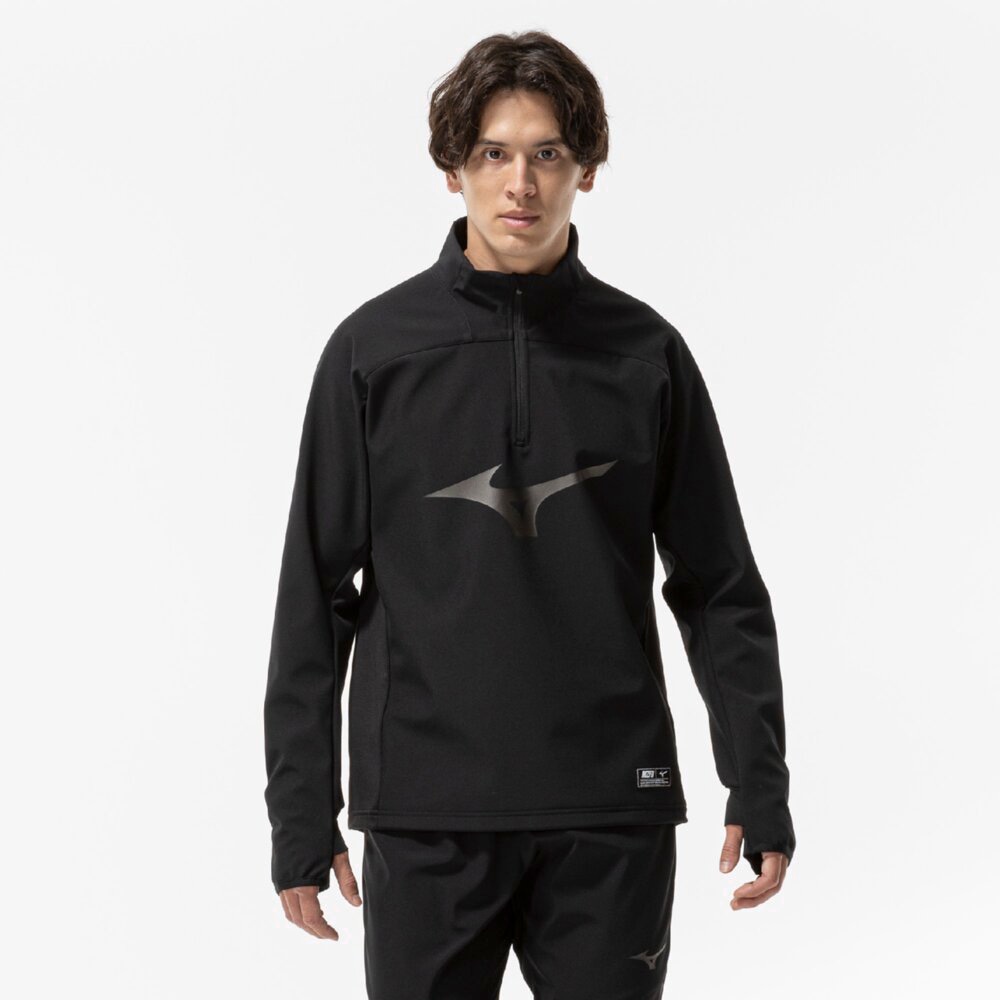 ストレッチ／防風】MZFB テックシールド トップ ハーフジップ|P2MCC510