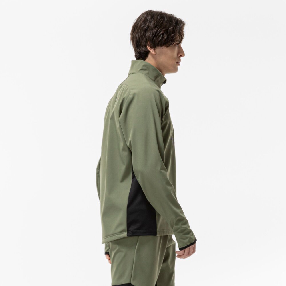 ストレッチ／防風】MZFB テックシールド トップ ハーフジップ|P2MCC510