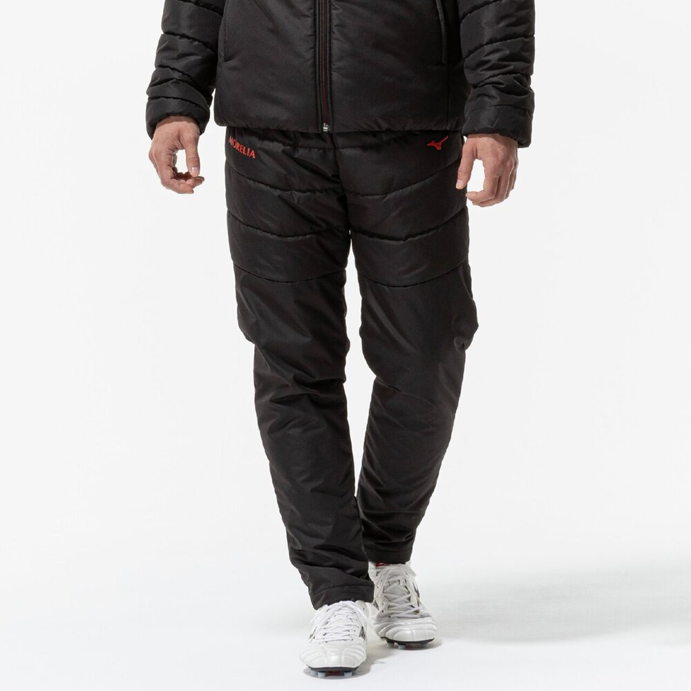 美品　MIZUNO（ミズノ）モレリア ダウン 中綿パデッドウォーマーパンツ 美品 MIZUNO（ミズノ）モレリア ダウン 中綿パデッドウォーマー