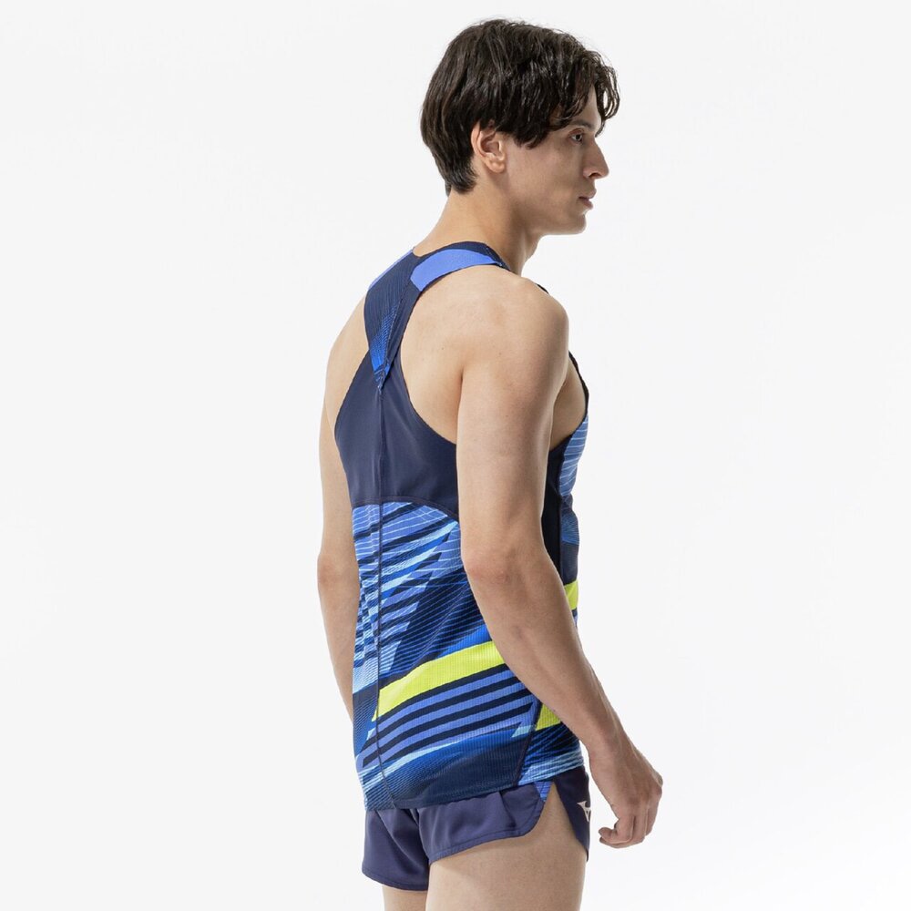 汗処理／通気】MTCドライエアロフローレーシングシャツ(陸上競技