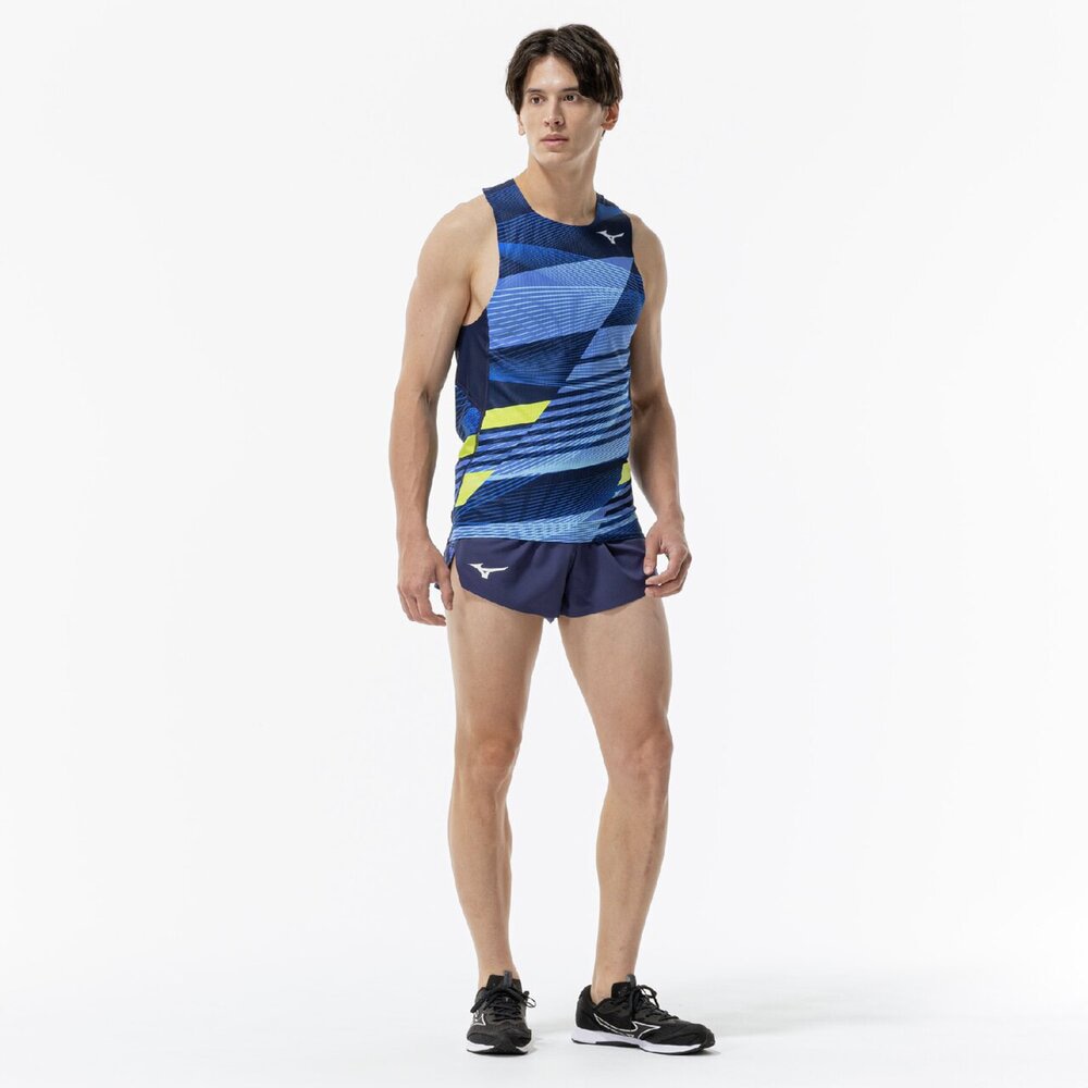 汗処理／通気】MTCドライエアロフローレーシングシャツ(陸上競技