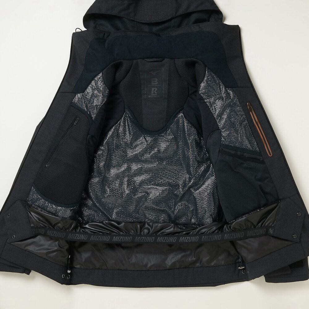 吸湿発熱】MIYUKI WOOL テックフィルブレスサーモブラックプレミアム