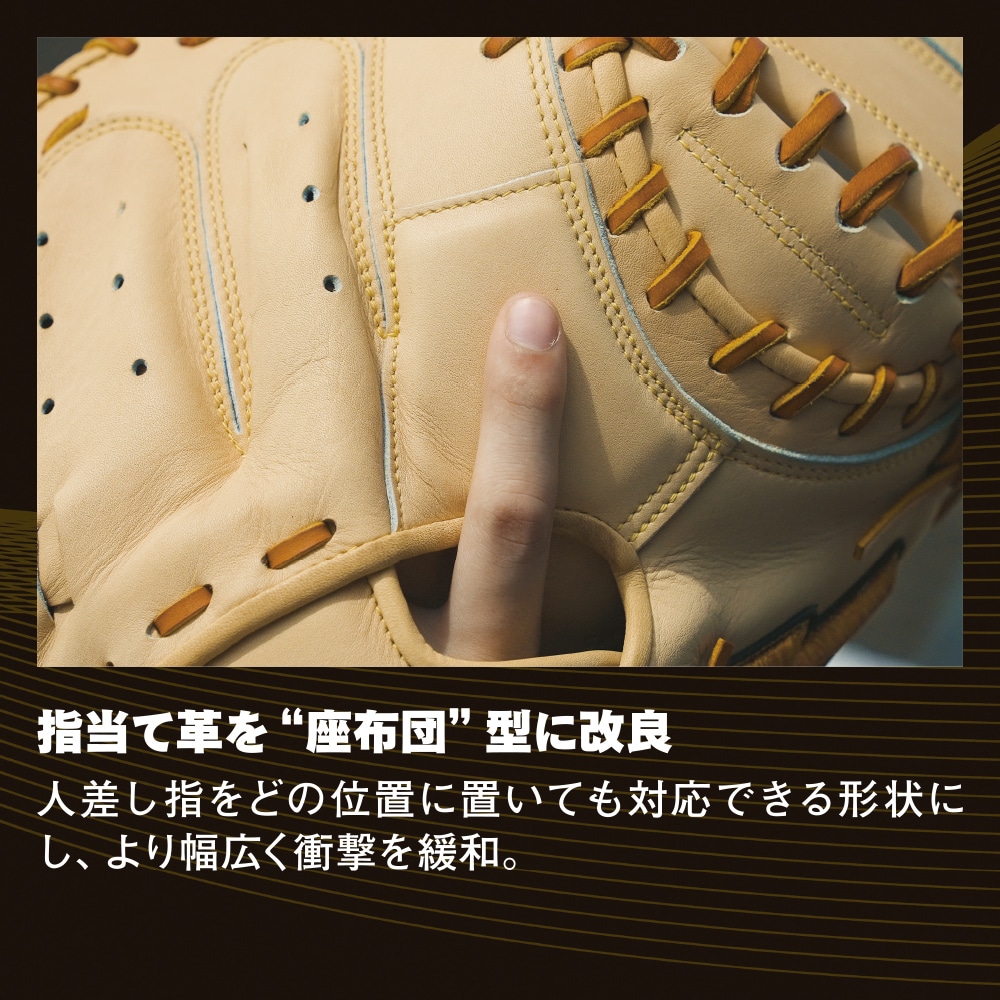 軟式用【ミズノプロ】號SAKEBI【捕手用／B-D型】|1AJCR34000|グラブ