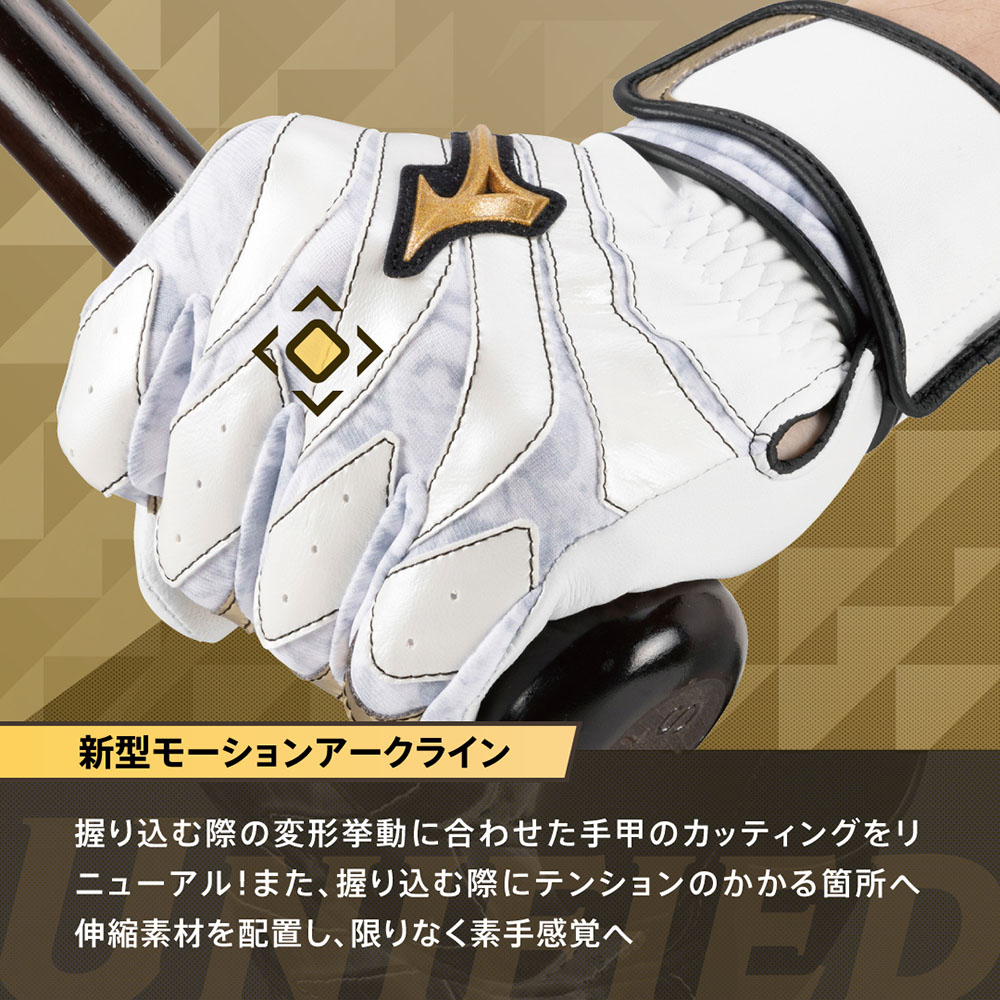 ミズノプロ】モーションアークUF【両手用】|1EJEA549|手袋|野球