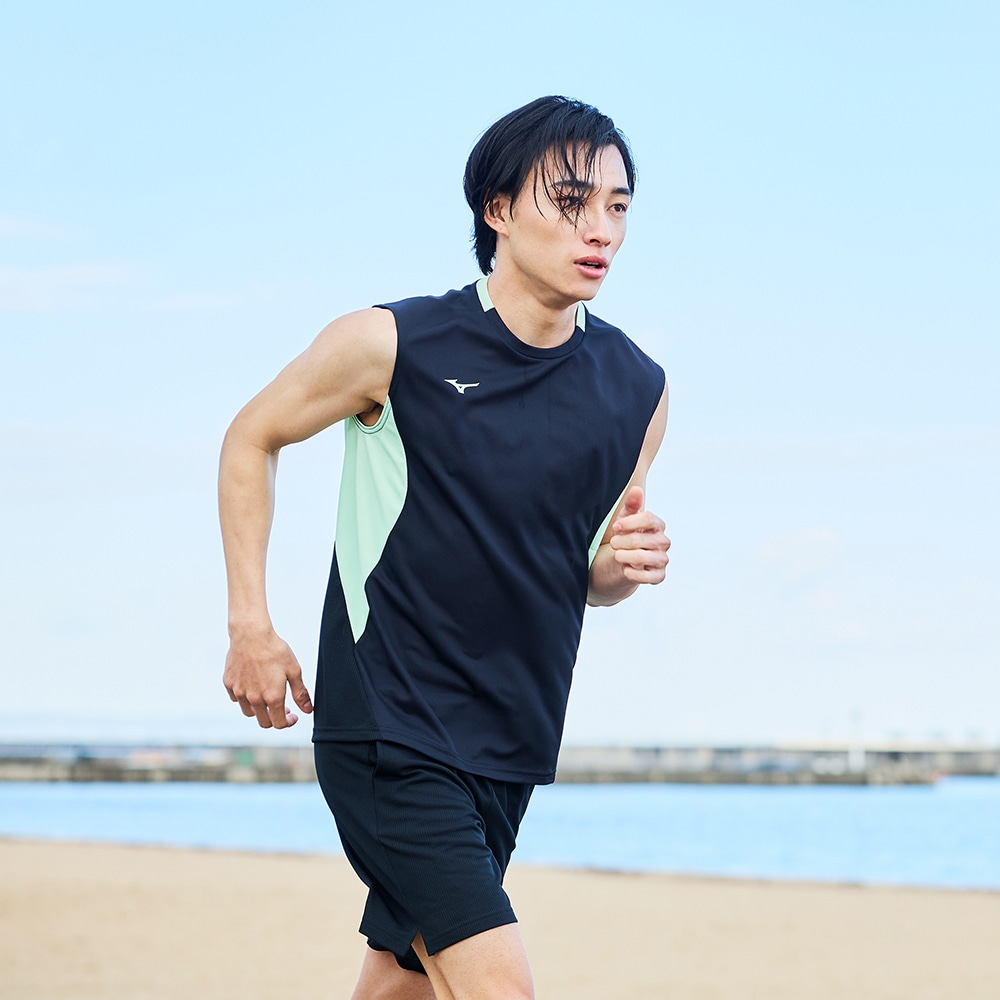 クイックドライタンクトップ|32MAC061|ミズノトレーニング