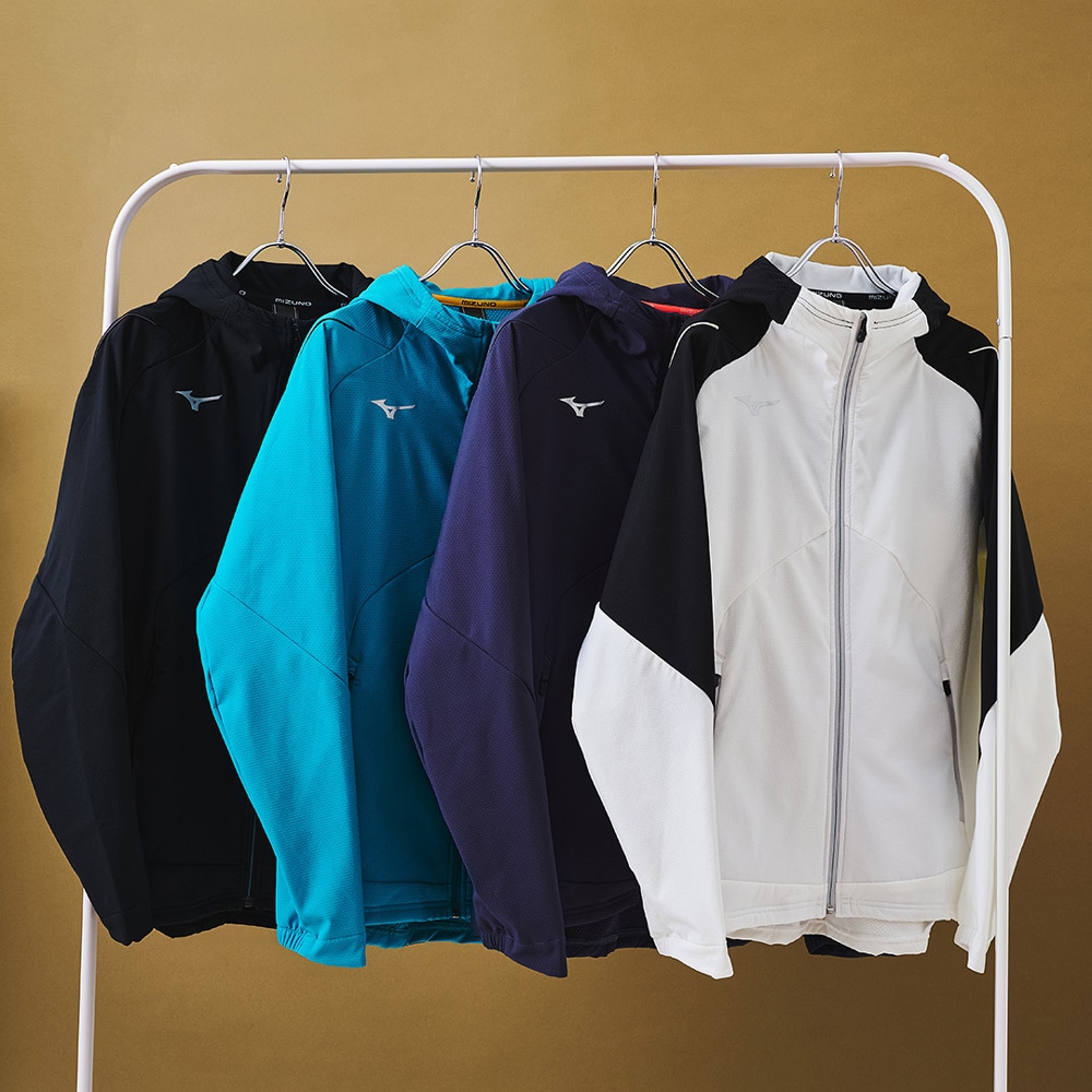 値下げ【新品未使用】ミズノテックシールドジャケット 防風性ストレッチ性のミドラー MIZUNO ミズノ公式 ストレッチ/防風 テックシールドジャケット