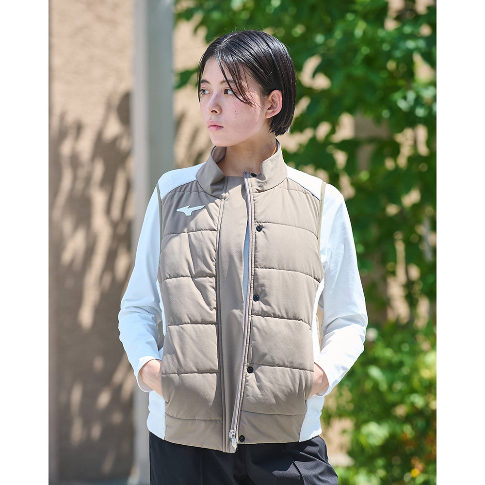 吸湿発熱】プルーフフリースブレスサーモベスト|32MCC881|ミズノ