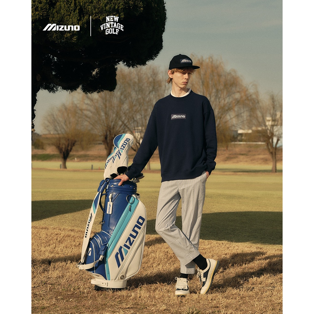 NEW VINTAGE GOLF MIZUNO ボックスロゴ キャップ|52JWD071|キャップ