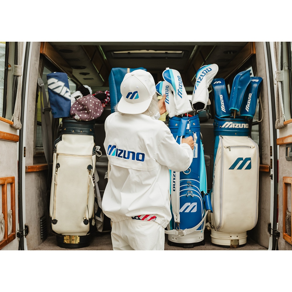 極美品COEL×TheGreencupゴルフ ギャザーライトブルゾン ホワイト キャロウェイ（CALLAWAY）（メンズ）ゴルフウェア 軽量 アウター