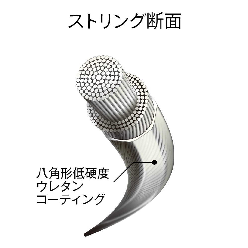 マルチファイバー ドライブ(ソフトテニス)|63JGN808|ソフトテニス