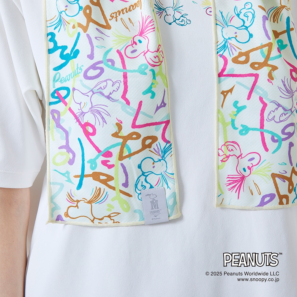 PEANUTS】UVカットクーリングマフラー|B2MYCY03|Go to by mizuno
