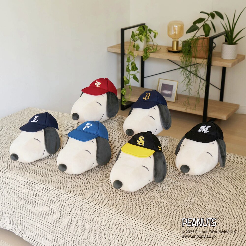 超レア　美品　スヌーピー バンク ベースボールシリーズ PEANUTS】パ・リーグ6球団 ダンベルボールボルレッチ スヌーピー