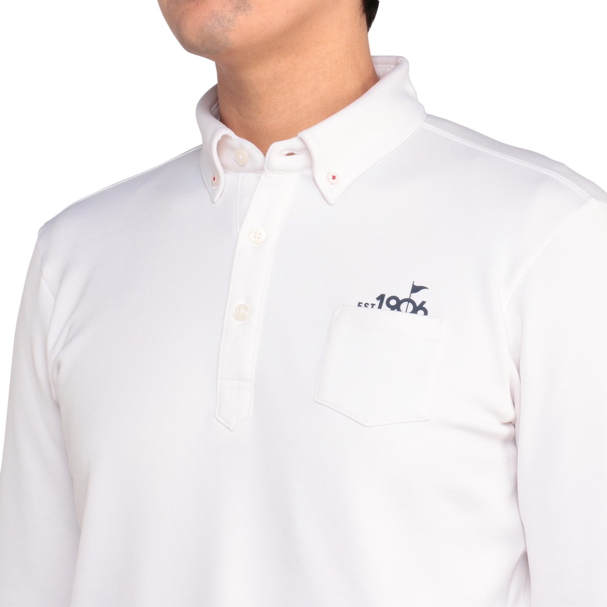 発熱素材】ブレスサーモポロシャツ(長袖)[メンズ]|E2MAA527|長袖シャツ