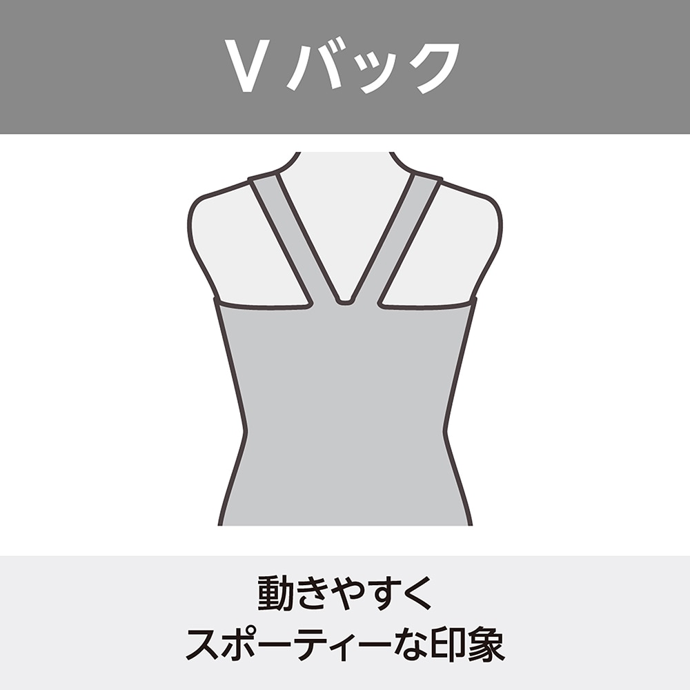 Stroke ONE／撥水】スイムフィットネス用セパレーツ(めくれにくい