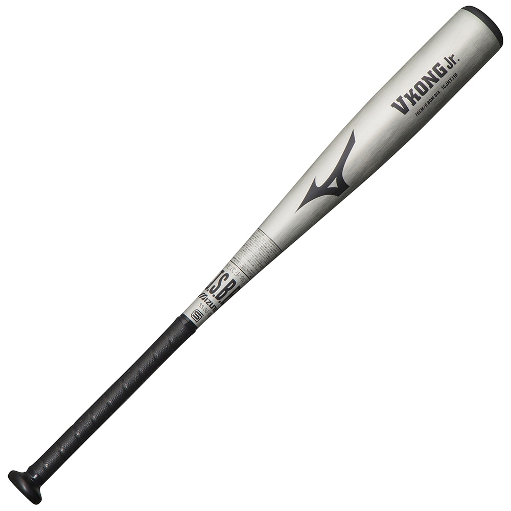 少年軟式用VコングJr.(金属製／76cm／平均530g)|1CJMY11876|バット|野球|ミズノ公式オンライン
