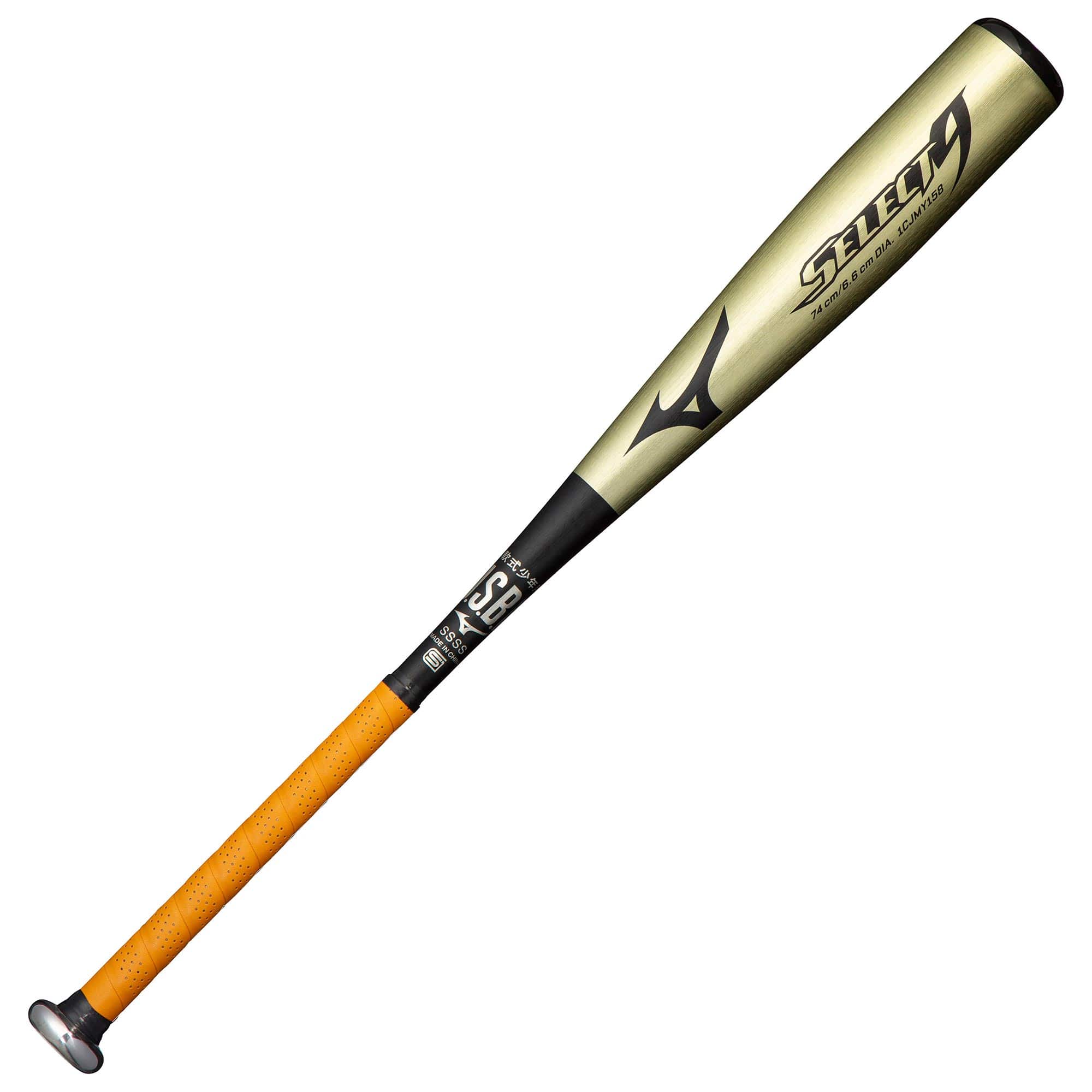 軟式用セレクトナイン(金属製／74cm／平均480g)|1CJMY15874|バット|野球|ミズノ公式オンライン