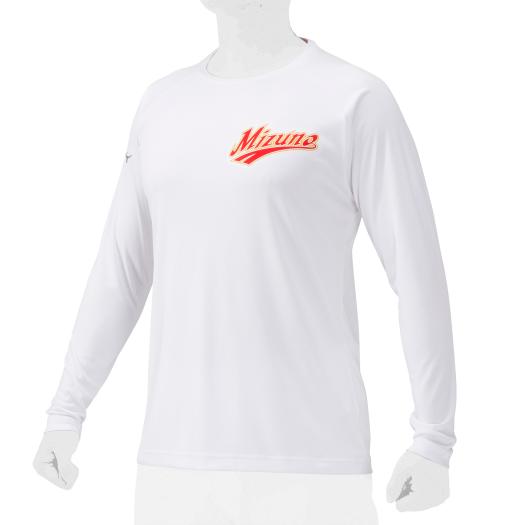 MIZUNO SHOP [ミズノ公式オンラインショップ] ロングTシャツ(長袖)[ユニセックス] 01 ホワイト 12JAAT19