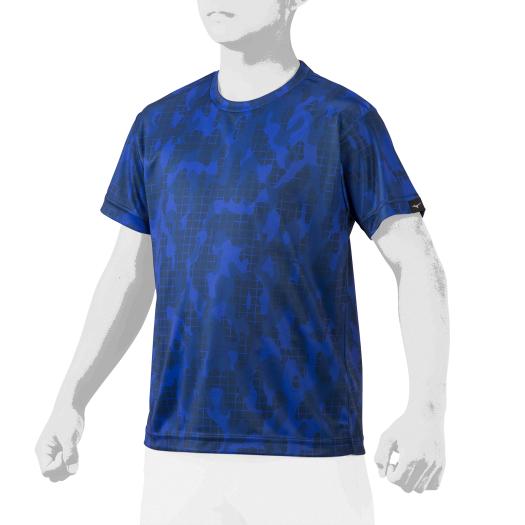 MIZUNO SHOP [ミズノ公式オンラインショップ] グラフィックプリントTシャツ[ジュニア] 16 パステルネイビー 12JAAT69画像