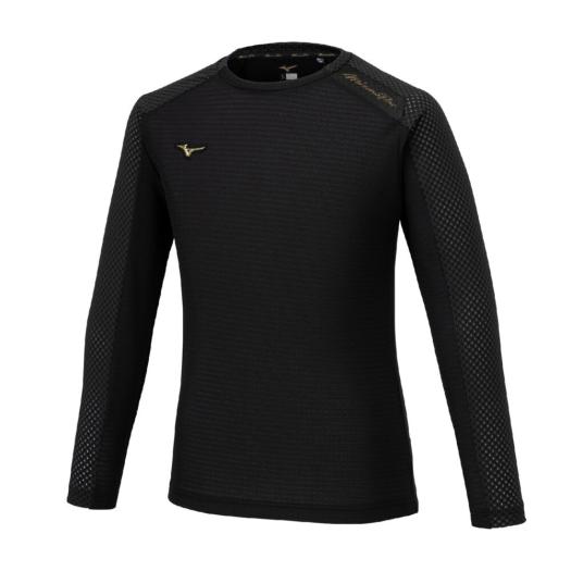 ミズノプロ2018後期*限定★ロングＴシャツ*12JA8T86ブラック Size:Ｍ★25%OFF!クリックポスト対応可 SサイズのみMIZUNO（ミズノ）限定 ミズノプロ KUGEKI ロングTシャツ