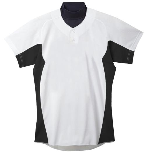 MIZUNO SHOP [ミズノ公式オンラインショップ] 練習用シャツ 09 ホワイト×ブラック 12JC5F42の画像