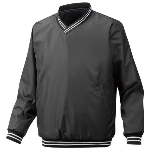 MIZUNO SHOP [ミズノ公式オンラインショップ] 【吸湿発熱】ブレスサーモVネックジャケット(裏ブレスサーモ) メンズ 09 ブラック 12JE6V02