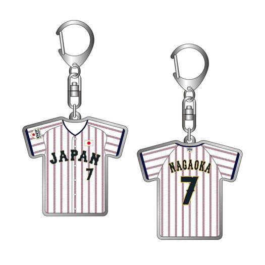 MIZUNO SHOP [ミズノ公式オンラインショップ] 【受注生産】侍ジャパン 選手ユニフォームキーホルダー(ホーム／2025年3月強化試合)／2025年5月中旬発送予定 07