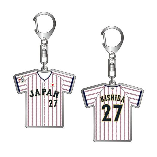 MIZUNO SHOP [ミズノ公式オンラインショップ] 【受注生産】侍ジャパン 選手ユニフォームキーホルダー(ホーム／2025年3月強化試合)／2025年5月中旬発送予定 27