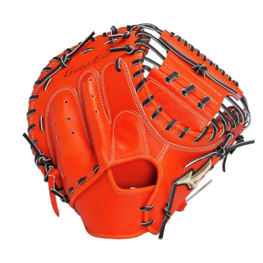 MIZUNO SHOP [ミズノ公式オンラインショップ] 硬式用【グローバルエリート】號SAKEBI Compact【捕手用／M-R型】 ユニセックス 5209 スプレンディッドオレンジ×