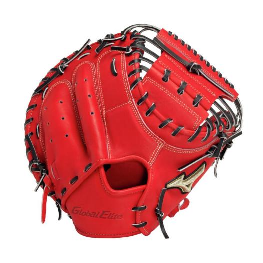 MIZUNO SHOP [ミズノ公式オンラインショップ] 硬式用【グローバルエリート】號SAKEBI【捕手用／M-R型】 ユニセックス 7009 ラディッシュ×ブラック 1AJCH32510