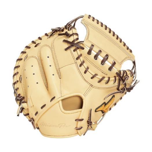 MIZUNO SHOP [ミズノ公式オンラインショップ] 硬式用【ミズノプロ】號SAKEBI 限定カラー【捕手用／S-S型】 ユニセックス 8057 ブロンド×ブラウン 1AJCH33020