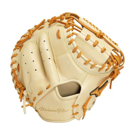 MIZUNO SHOP [ミズノ公式オンラインショップ] 軟式用【ミズノプロ】號SAKEBI【捕手用／M-R型】 ユニセックス 8049 ブロンド×コルク 1AJCR32010