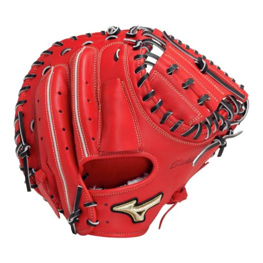 MIZUNO SHOP [ミズノ公式オンラインショップ] 軟式用【グローバルエリート】號SAKEBI【捕手用／B-D型】 ユニセックス 7009 ラディッシュ×ブラック 1AJCR32500