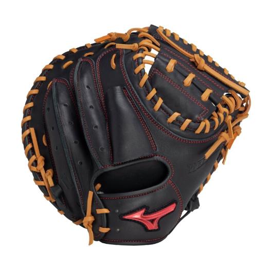 MIZUNO SHOP [ミズノ公式オンラインショップ] 軟式用ウィルドライブ レッド【捕手用／B-D型】 ユニセックス 0949 ブラック×コルク 1AJCR33600