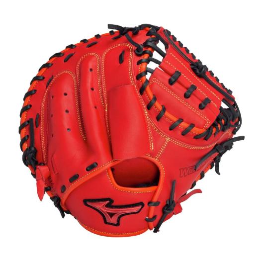 MIZUNO SHOP [ミズノ公式オンラインショップ] 軟式用ウィルドライブ レッド【捕手用／M-R型】 ユニセックス 7009 ラディッシュ×ブラック 1AJCR33610