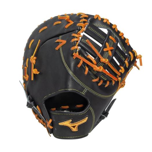 MIZUNO SHOP [ミズノ公式オンラインショップ] 軟式用【ミズノプロ】Classic【一塁手用／クロスウェブ型】 ユニセックス 0949 ブラック×コルク 1AJFR32110