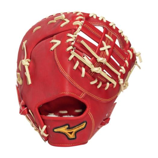 MIZUNO SHOP [ミズノ公式オンラインショップ] 軟式用【ミズノプロ】Classic【一塁手用／クロスウェブ型】 ユニセックス 4680 ブリック×ブロンド 1AJFR32110