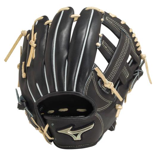 MIZUNO SHOP [ミズノ公式オンラインショップ] 硬式用【グローバルエリート】Hselection SIGNA ScoreLink【内野手用／サイズ9】 ユニセックス 0980 ブラック×ブ