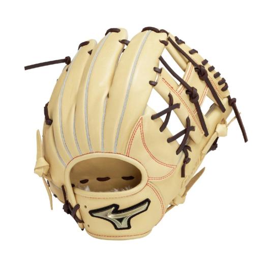 MIZUNO SHOP [ミズノ公式オンラインショップ] 軟式用【グローバルエリート】Hselection SIGNA【内野手用／サイズ9】 ユニセックス 8057 ブロンド×ブラウン 1AJG
