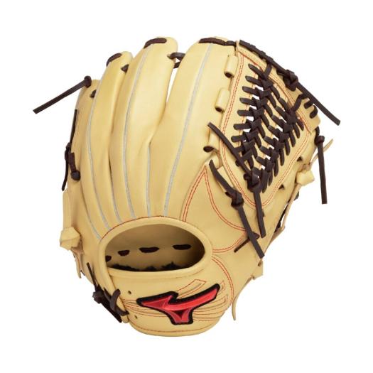 MIZUNO SHOP [ミズノ公式オンラインショップ] 軟式用ウィルドライブ レッド IBE【オールラウンド用／サイズ10】 ユニセックス 8057 ブロンド×ブラウン 1AJGR328