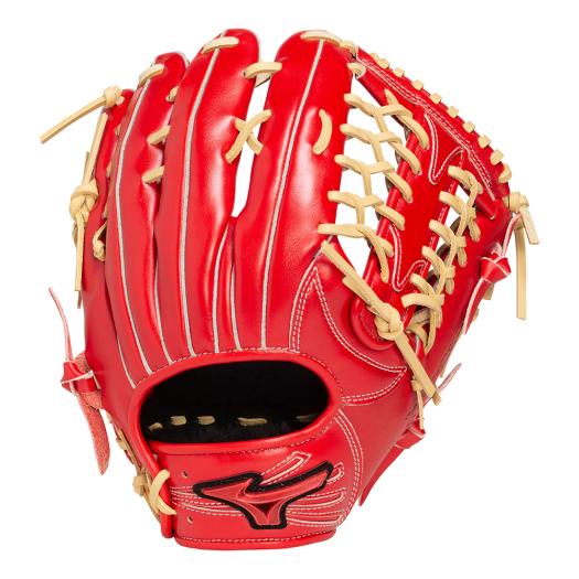 MIZUNO SHOP [ミズノ公式オンラインショップ] 軟式用ウィルドライブ レッド IBE限定スペック【外野手向け／サイズ14】 ユニセックス 7080 ラディッシュ×ブロン