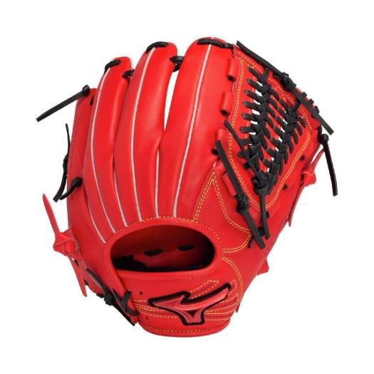 MIZUNO SHOP [ミズノ公式オンラインショップ] 軟式用ウィルドライブ レッド IBE【オールラウンド用／サイズ10】 ユニセックス 7009 ラディッシュ×ブラック 1AJG