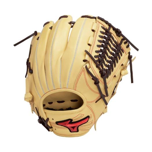 MIZUNO SHOP [ミズノ公式オンラインショップ] 軟式用ウィルドライブ レッド IBE【オールラウンド用／サイズ10】 ユニセックス 8057 ブロンド×ブラウン 1AJGR336