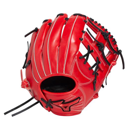 MIZUNO SHOP [ミズノ公式オンラインショップ] ソフトボール用ウィルドライブ レッド IBE限定スペック【内野手向け／サイズ9】 ユニセックス 7009 ラディッシュ×